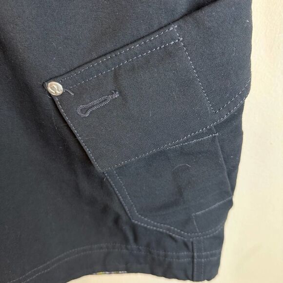 Lululemon Black Char01 Floral Trim Black Shorts Men’s 30 Read - Picture 7 of 13